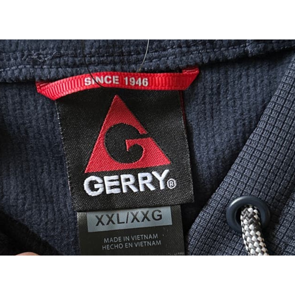 Gerry Mens Spring Pull Over Performance Blue Hoodie XXL - Picture 7 of 7